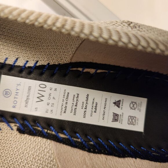 Rothy's The Point "Flax Birdseye" Flats. NIB. Size 10 - Picture 8 of 11